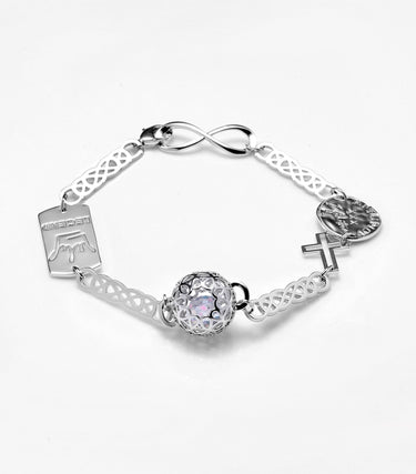"Fragments of Infinity" White Gold Bracelet