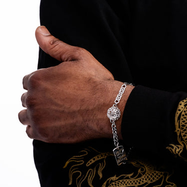 "Fragments of Infinity" White Gold Bracelet