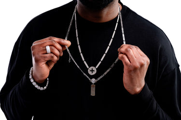 "Fragments Of Infinity" White Gold Necklace