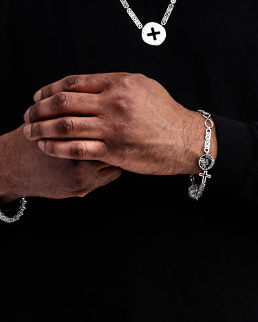 "Fragments of Infinity" White Gold Bracelet