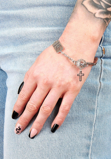 "Fragments of Infinity" White Gold Bracelet