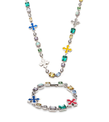 Urban King Red Multi-Gem Bracelet