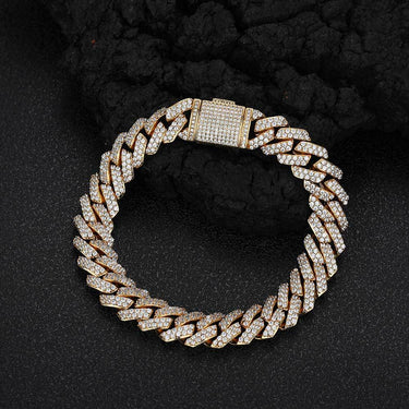 Ivoria Legend 8mm Gold Iced Cuban Bracelet