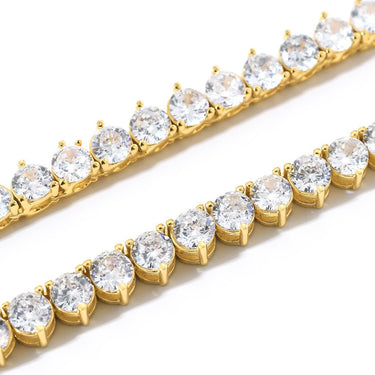 4mm White Gold Tennis Chain