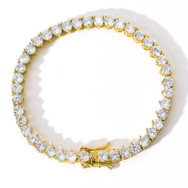 6mm White Gold Tennis Bracelet