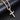 Rose gold plated cross pendant male or female jewelry