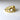 Gold Plated - Sterling Silver Cuban Ring & CZ