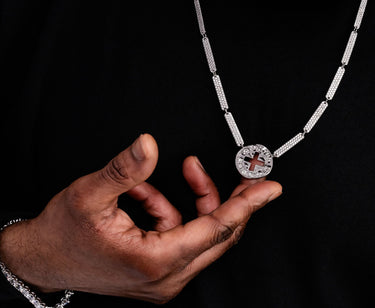 Fragments Of Infinity - Iced White Gold Chain